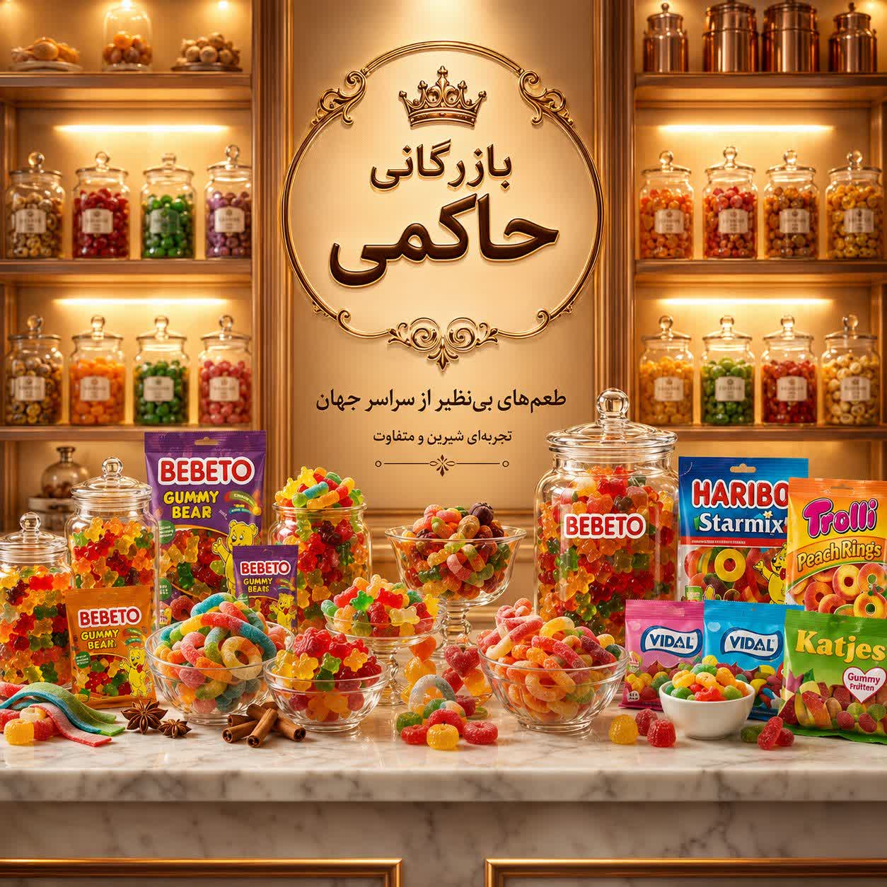 انواع پاستیل و مارشمالو خارجی