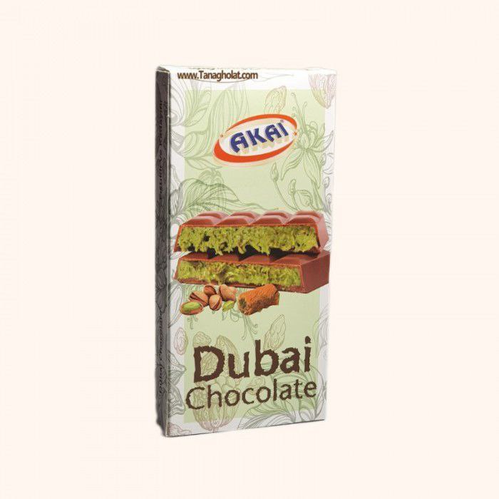 شکلات دوبی ۲۰۰ گرم آکای akai