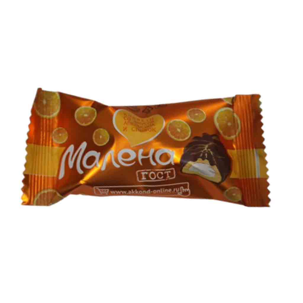 شکلات روسی مونها (moneha)پرتقالی آکوند_دارای قیمت عمده برای خریداران عمده.