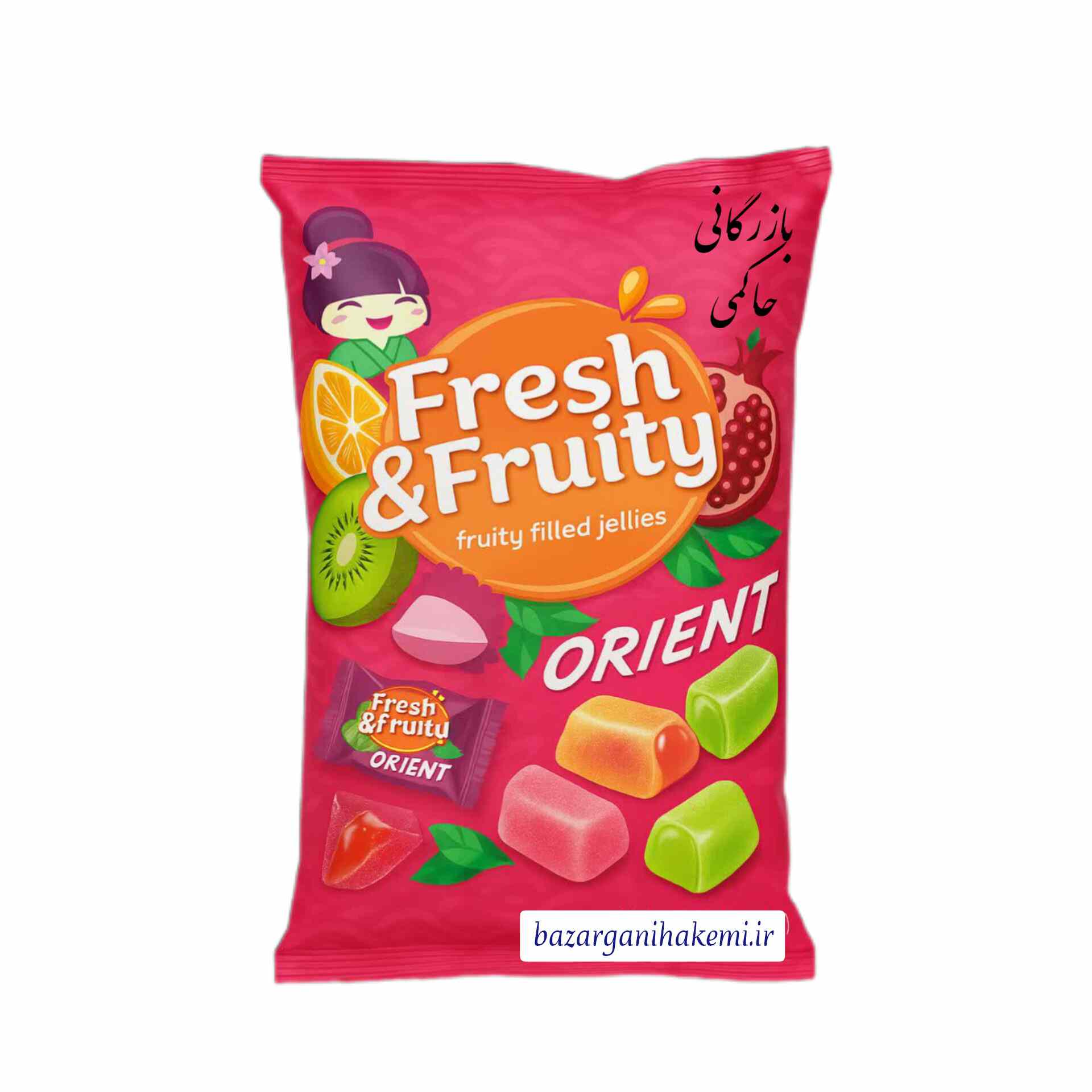 شکلات پاستیلی فِرِش فروتی واول_1kg