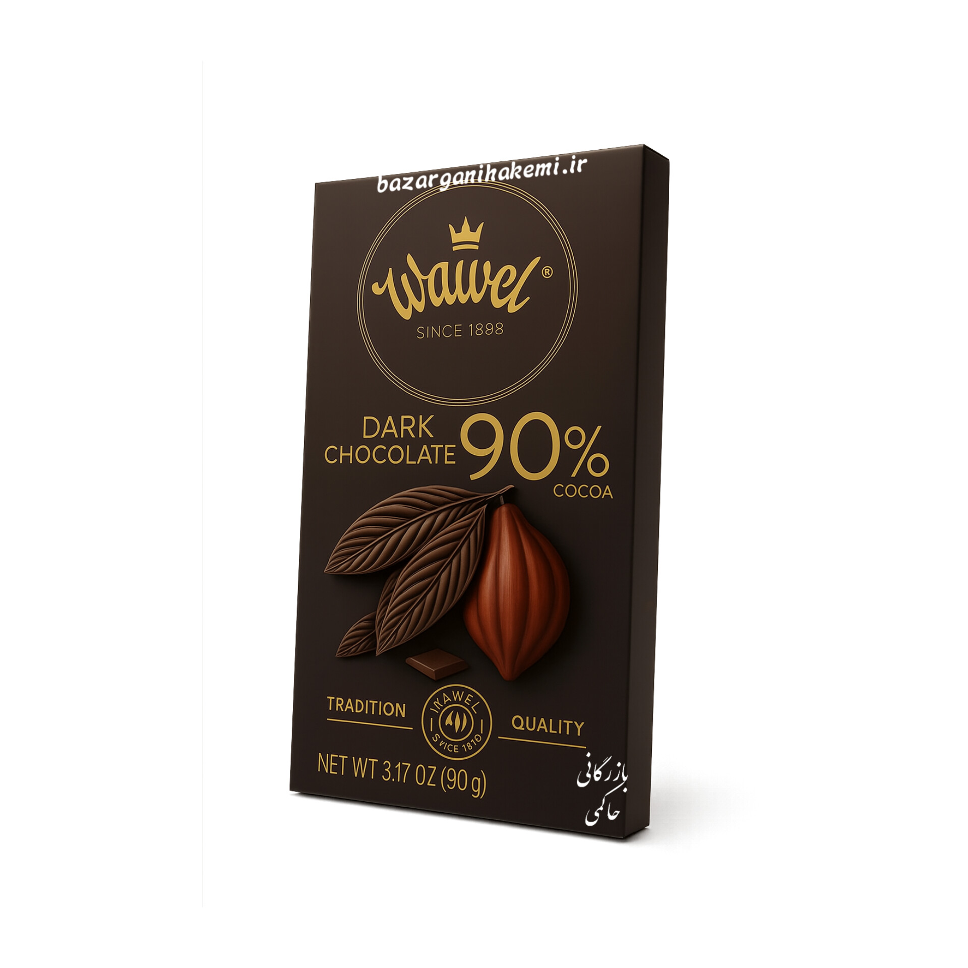 تبلت شکلات تلخ 90% دارک واول