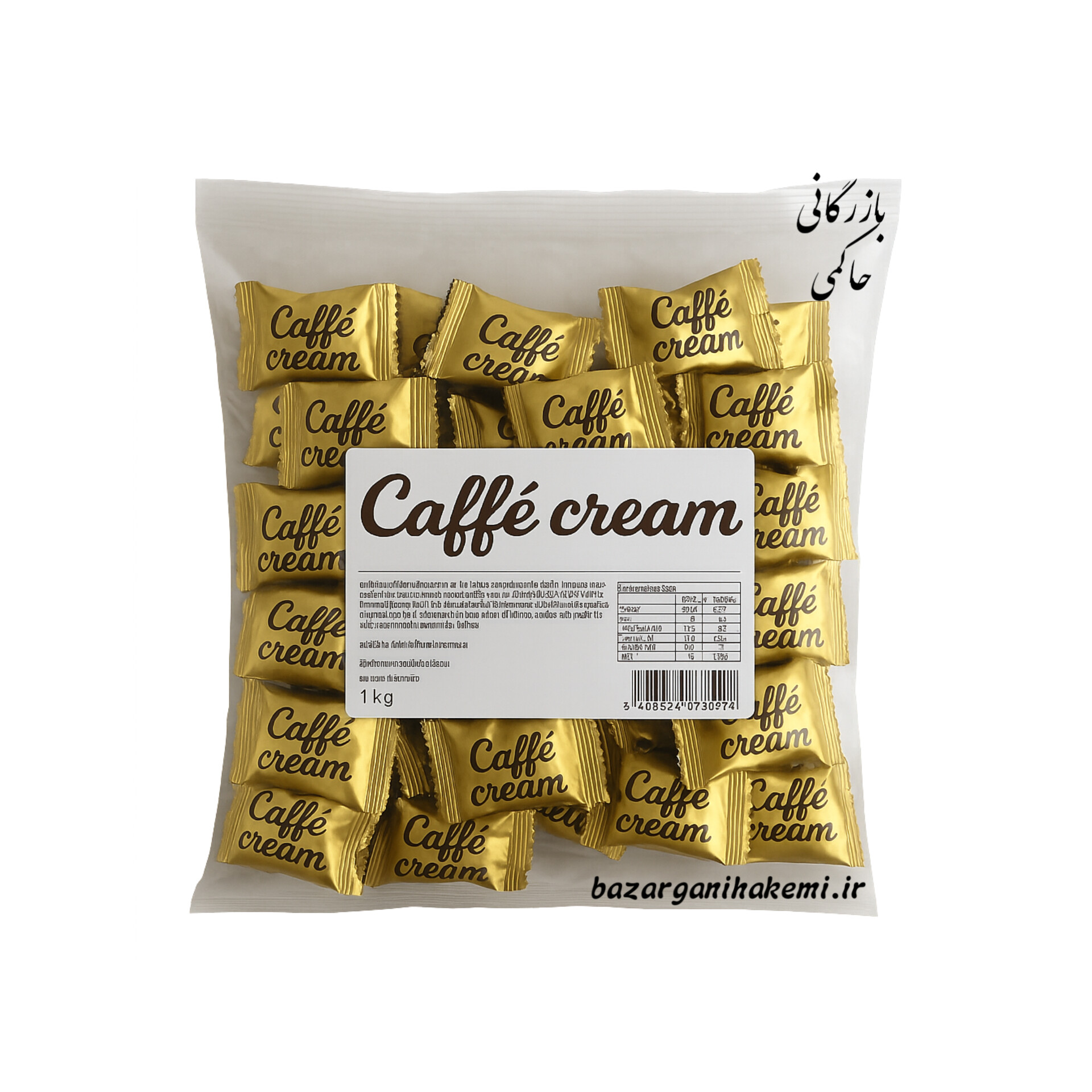 شکلات Caffee Cream برند وبرو با مغز کرم قهوه‌_یک کیلوگرمی دارای قیمت عمده برای خریداران عمده.