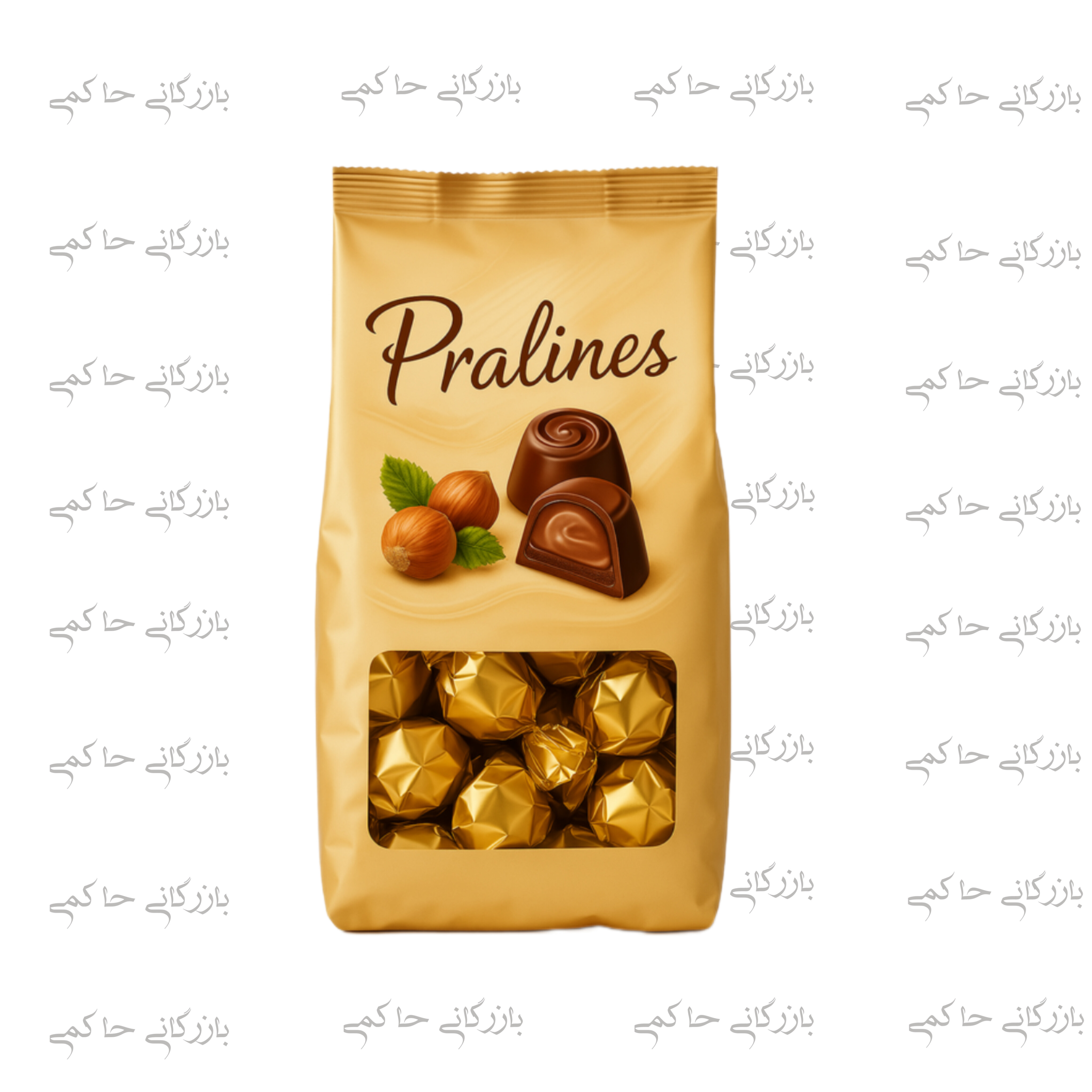 شکلات پرالین با مغز کرم و طعم قهوه وبرو_دارای قیمت عمده برای خریداران عمده.
