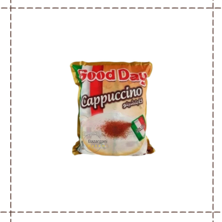 پودر آماده کاپتشینو(کاپوچینو) گوددی good day اصل تکی و عمده با نازلترین قیمت و دارای قیمت همکاری