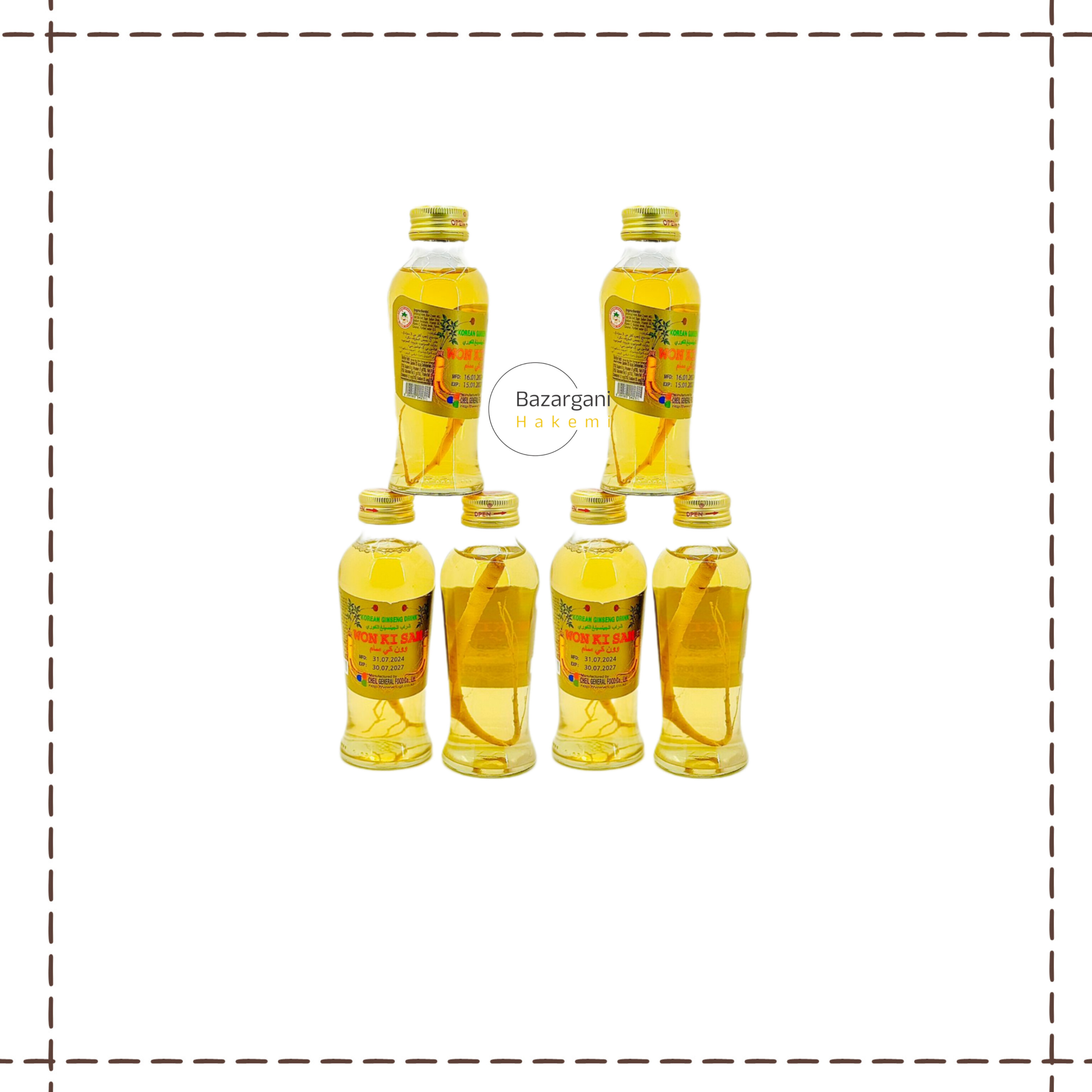 خواص جنسینگ شیشه ای با ریشه جنسینگ
