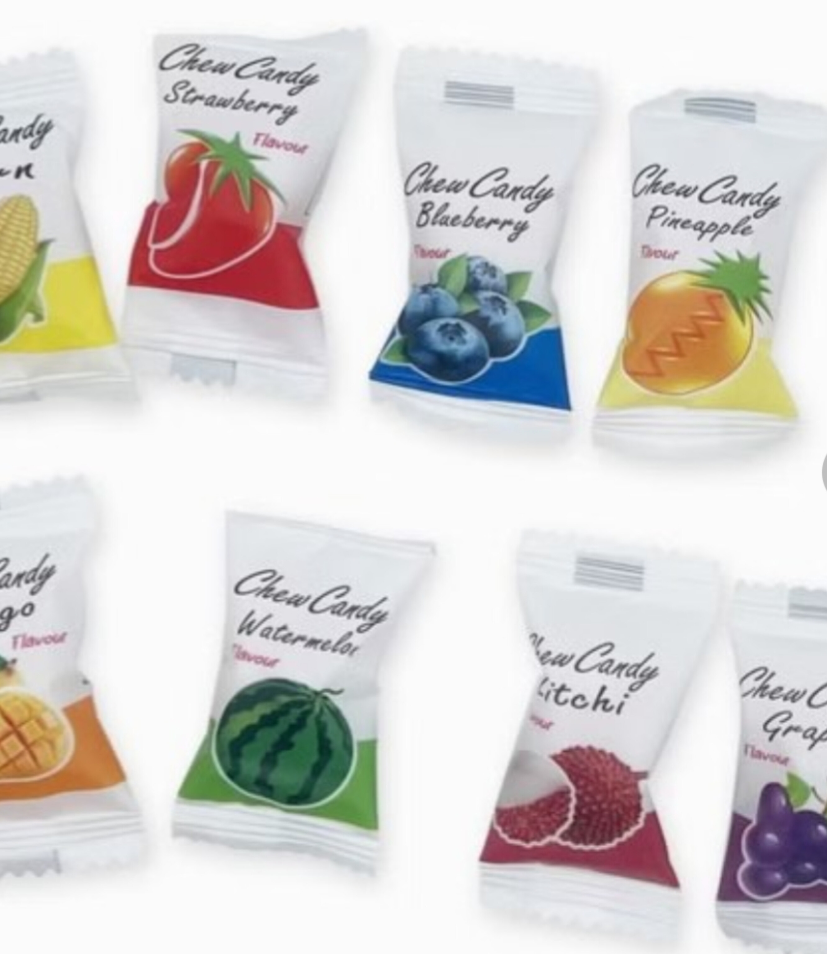 تافی هپی کندی میوه ای Chew candy