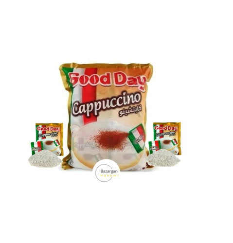 کاپوچینو گوددی با طعم کاکائو گرانولا، غنیشده با پودر شکلات و شیر فوری برای نوشیدنی گرم و خوشطعم،کاپتشینو اصل