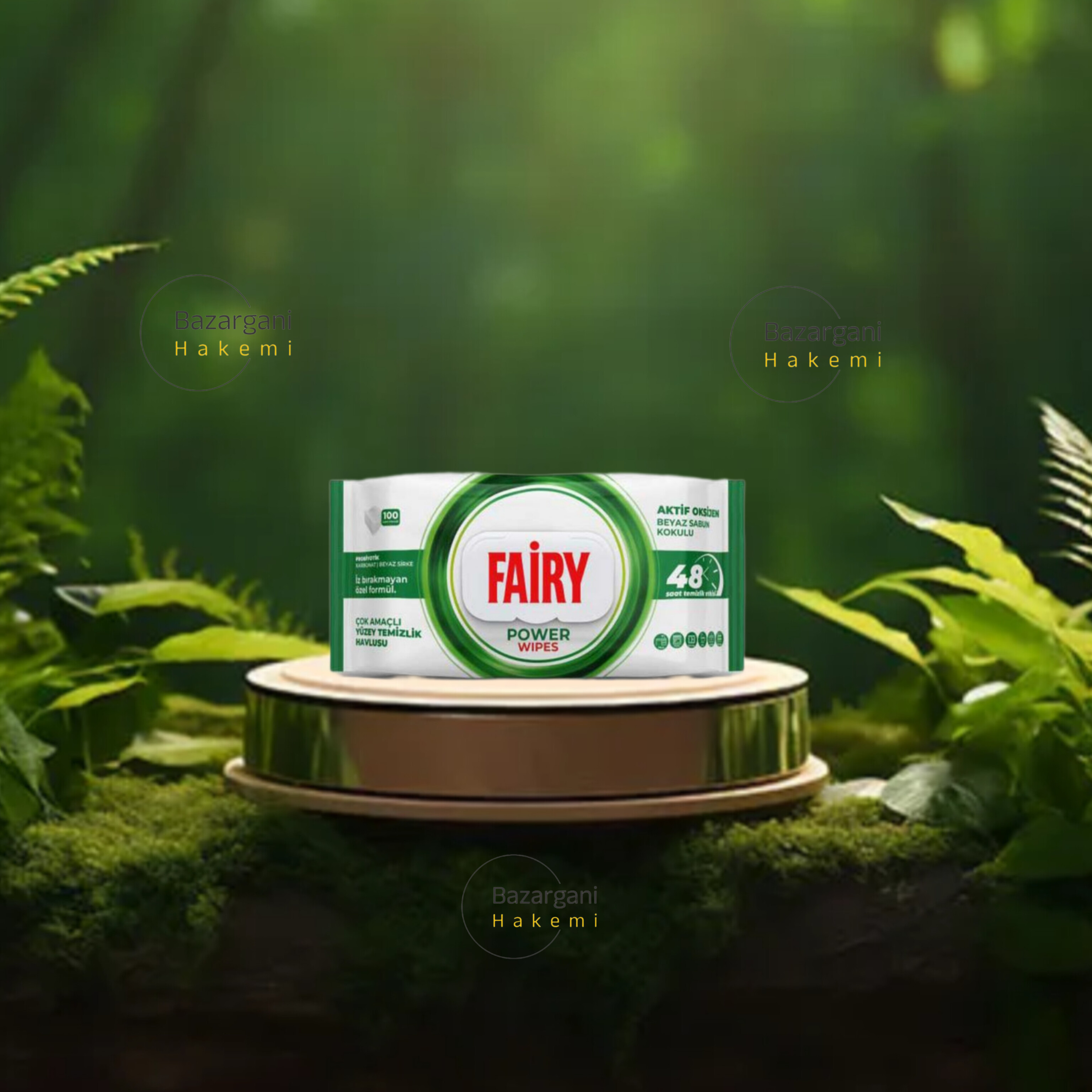 دستمال مرطوب چند منظوره سطوح فیری Fairy رایحه صابون سفید بسته 100 عددی(واردات قانونی از منطقه آزاد ارس)