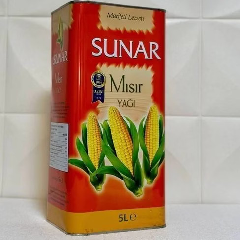 روغن ذرت سونار پنج لیتری ترکیه ای برای پخت و پز، سالاد، ماکارونی و...