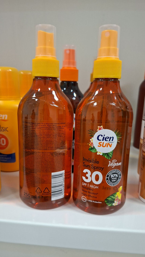 اسپری ضد آفتاب نامرئی بدون اثر سفیدی یا براقیت واضح با SPF 30 با حجم 250 میلی(واردات قانونی از منطقه آزاد ارس) برند: Cien