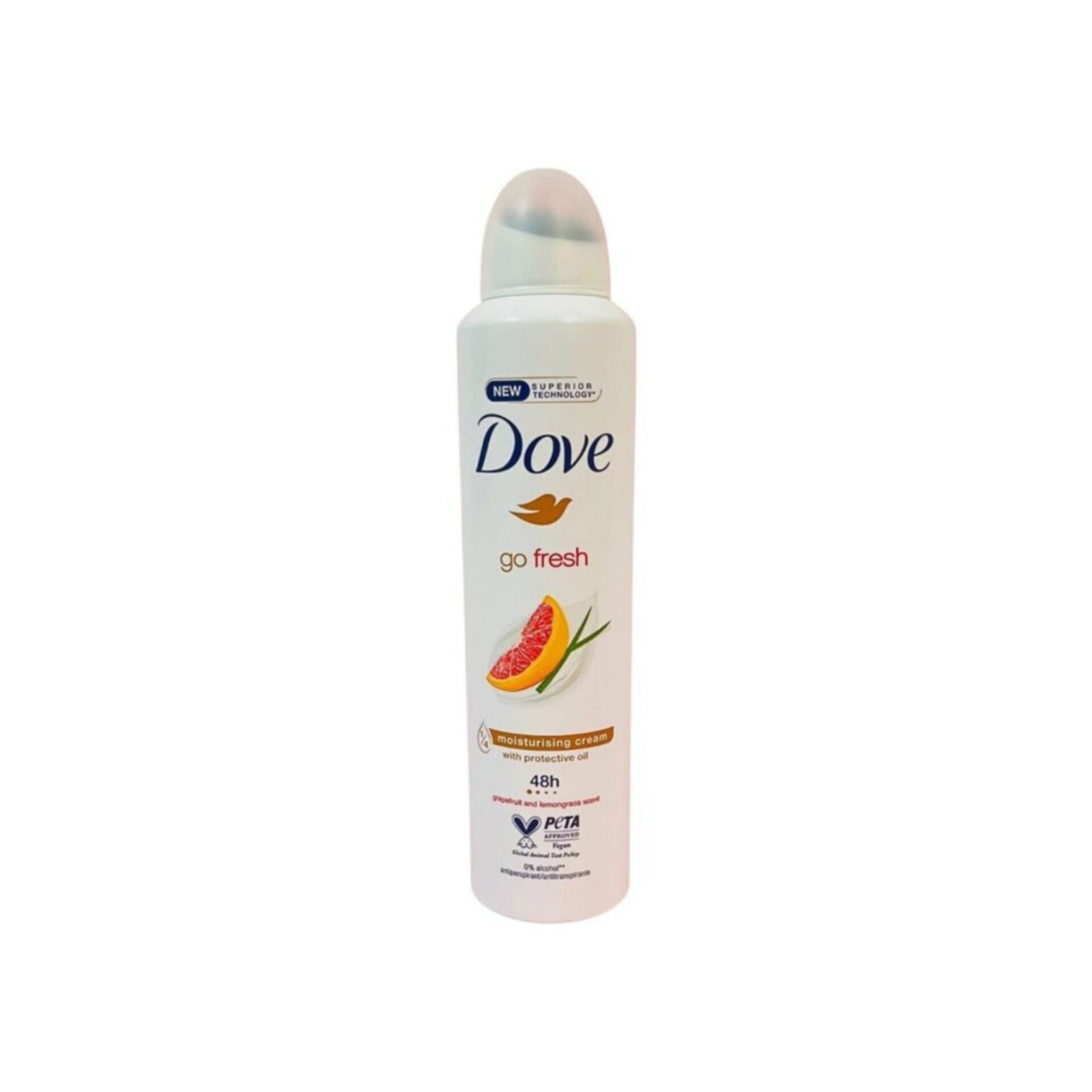 اسپری ضد تعریق زنانه داو مدل GO FRESH با رایحه گریپ فروت و برگ لیمو حجم 250 میلی لیتر (واردات قانونی از منطقه آزاد ارس) برند: Dove