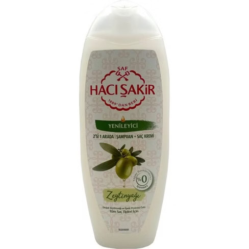 شامپو روغن زیتون حاجی شاکر مناسب تمامی موها Haci sakir حجم 500(واردات قانونی از منطقه آزاد ارس) برند: HaciSakir